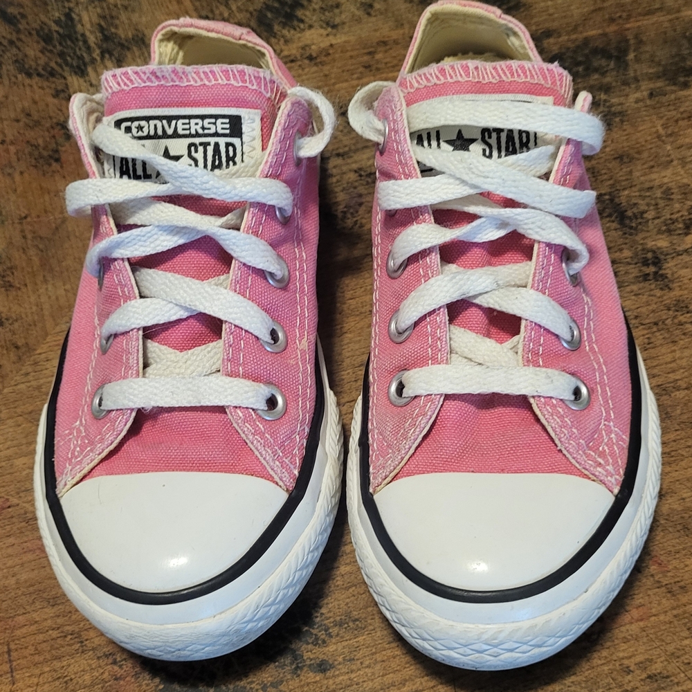Converse Pink Canvas Sneakers